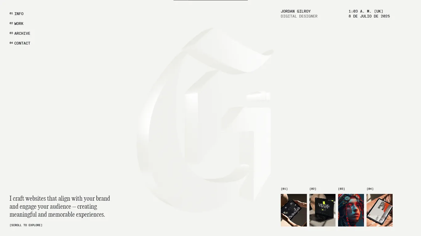 Jordan Gilroy - Animated,Colorful,Light,Minimal